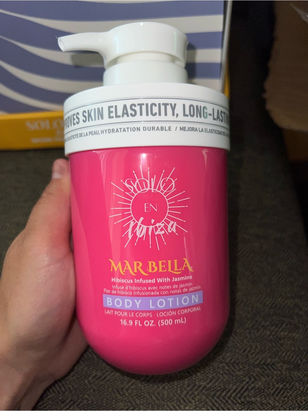 MarBella Hibiscus & Jasmine Body Lotion — Pink Hydrating Formula
